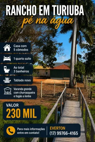 Vendo lindo rancho em turiuba