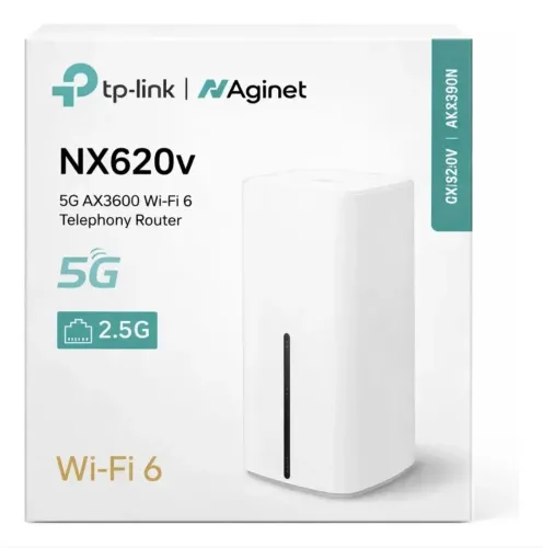 Roteador 5g+ Wi-fi 6 Nx620v Ax3600 Tp Link