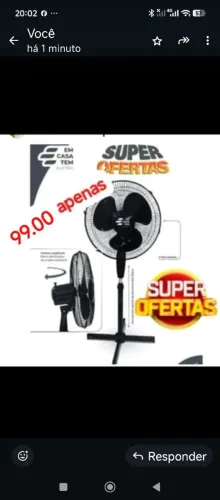 Ventilador de Coluna 3 velocidades