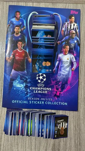 Álbum champions 2021/2022 completo pra colar