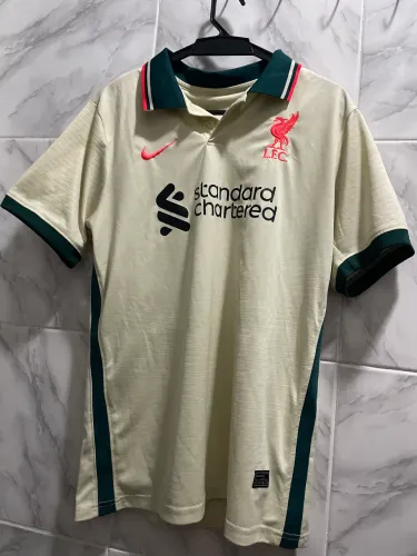 Camiseta Liverpool, temporada 21/22 uniforme 2 camisa tailandesa 1 linha