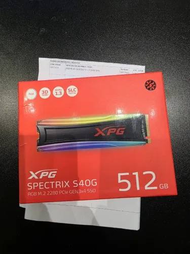SSD XPG Spectrix S40G 512GB, RGD NOVO