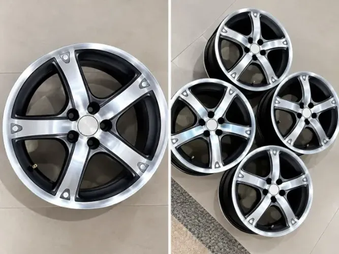 RODA ARO 17 FURAÇÃO 5/100 - 4 unidades - PARA CARRO