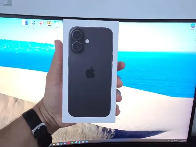 (Chip Físico) iPhone 16 512GB Preto - Lacrado + NF