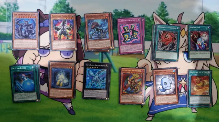Lote 120 cartas de yugioh