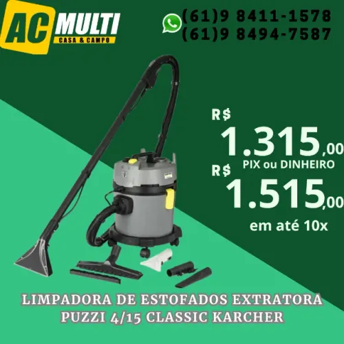 Limpadora de estofados extratora Puzzi 4/15 Classic karcher