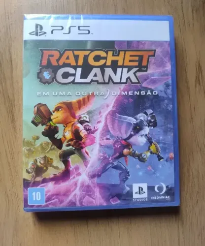 Rachet para Playstation 5 PS5 na caixa com seus manuais. Parcelo no Cartão.