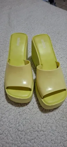 Melissa Tamanco Posh Amarelo/verde-limão