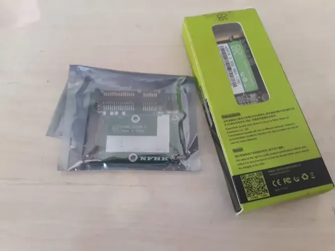 SSD 120GB Msata 3 com Adaptador - Novo