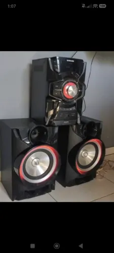 Central som mini system Samsung mx d830 giga sound USB 560w
