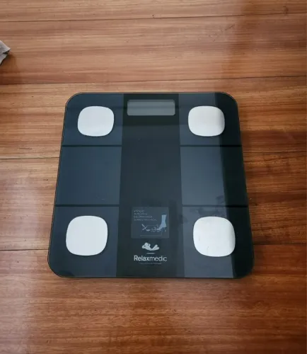 Balança Digital Corporal Bioimpedancia Aplicativo Bluetooth Relaxmedic