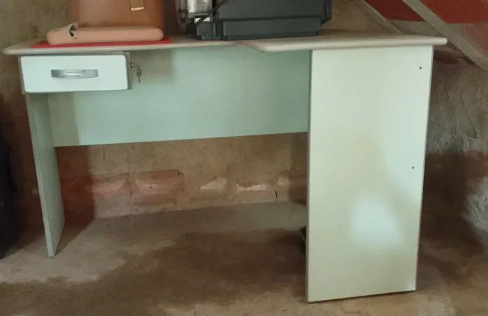 Birô em L com gaveta 