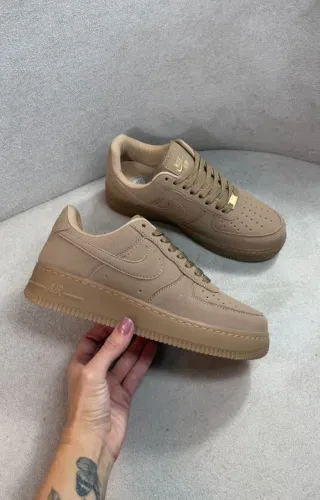  Tenis Nike Air force Camurça Luxo Marrom 
