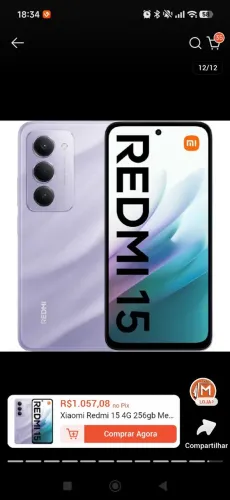 Celular xaiome 15