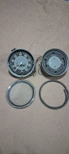 Velocímetro e Marcadores de Combustível e temperatura da C10 original Horasa, leia tudo