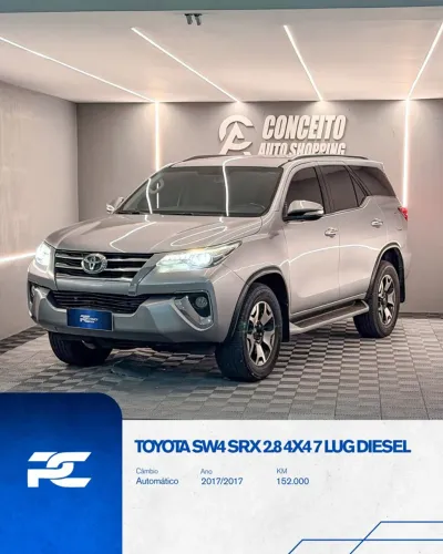 Toyota Hilux SW4 SRX 4X4 2.8 TDI 16V Dies. Aut. 2017