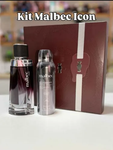 Perfume Malbec Icon Original O Boticário Kit Presente Masculino 100ml