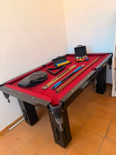 Mesa de sinuca completa em 10x