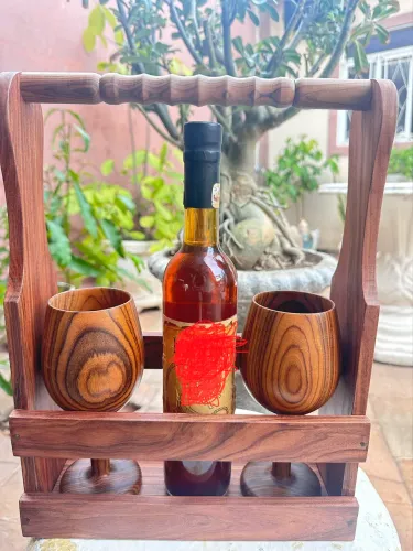 Kit bebidas feito em MADEIRA AETESANAL