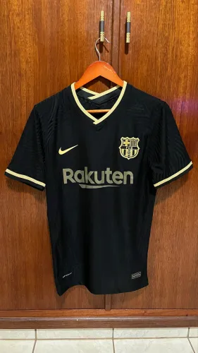 Camisa Barcelona third dourada 20/21 Modelo jogado