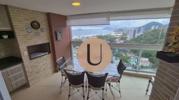 Apartamento, Venda, Guarujá, Enseada, 03 dorms, 01 ste, 02 vagas, 98 m², vista mar