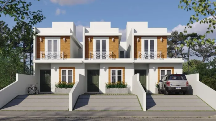Casa com 3 dormitórios em loteamento no Riberão da Ilha