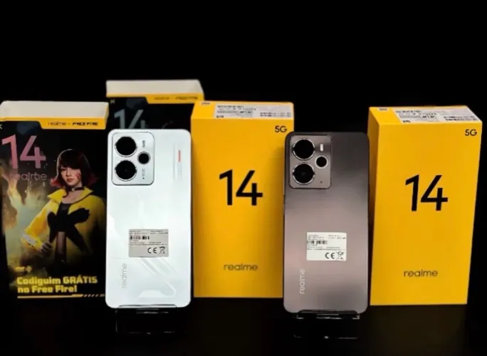 Realme 14 5G NFC 256/08 Prata Novo 