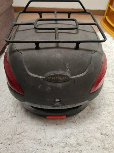 Baú para moto proos com grelha