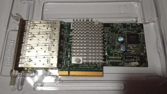 Placa de rede Supermicro 4X SFP+10 GB