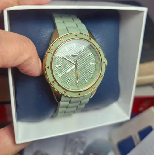 Relogio Lacoste verde feminino