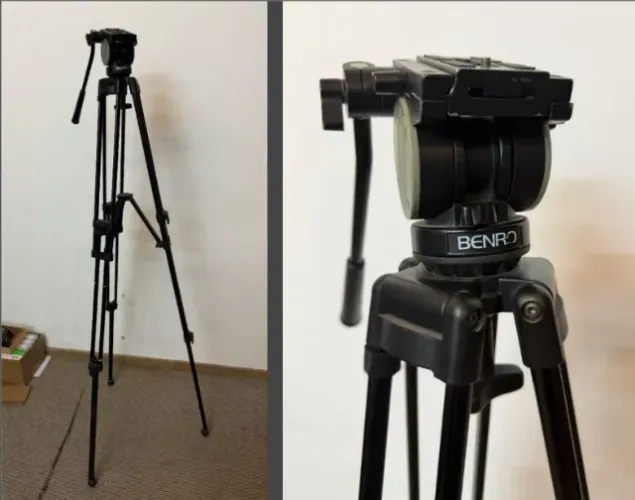 Tripé Benro com Cabeça Fluida para Vídeo