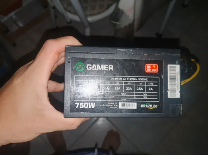 Fonte Pc gamer 750w