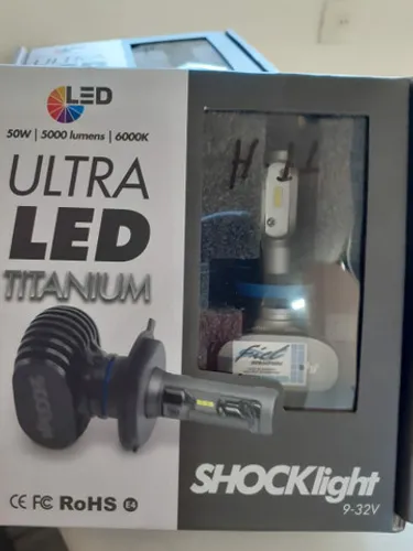 Lâmpada ultra led titanium shockligth H1