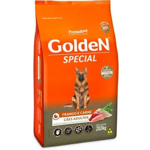 Golden Special 20 kilos *185,00* Grão Médio Adulto, Faço delivery sem taxa em Udia