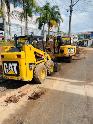 Terraplanagem Bobcat Mini escavadeira 