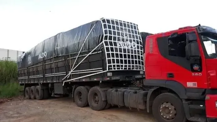 Tela rede de contenção de cargas  normatizada 15883-2