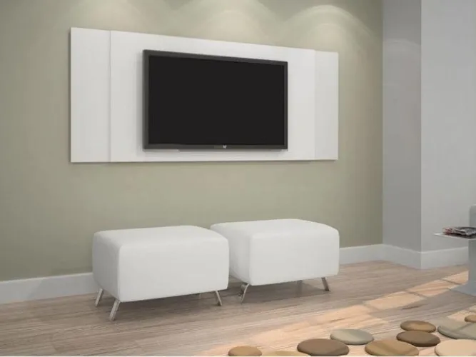 Painel Jaspe 42? Branco Até 12x - Frete Grátis