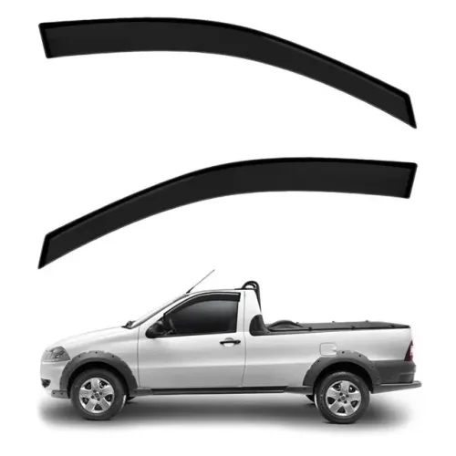 Calha de Chuva Fiat Palio / Strada 1996 - 2 Portas - Ecotap