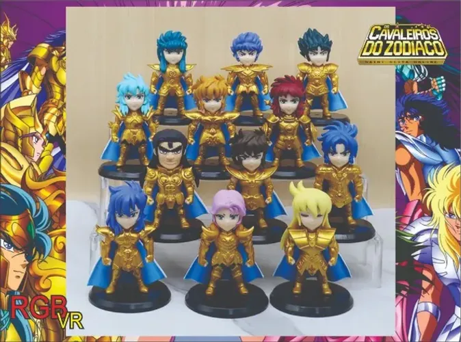 Cavaleiros do zodíaco miniaturas - Saga Ouro III