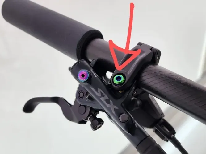 Parafusos em Titânio manete Shimano bike (preto ou Camaleão)