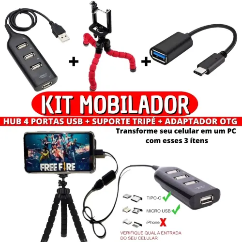 Kit mobilador para jogar no celular - Promoção