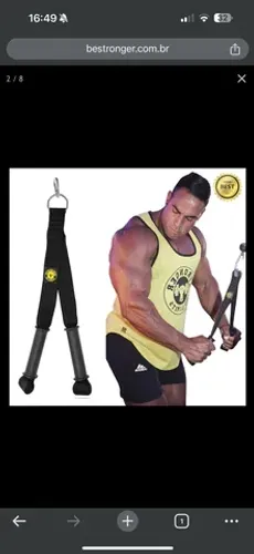 PUXADOR DE TRÍCEPS COM MANOPLA (CROSSOVER) 