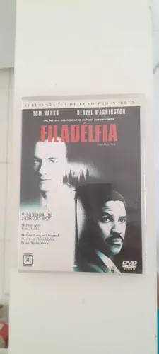 DVD - Filme Filadélfia - T.Hanks e D.Washinton. Raridade!