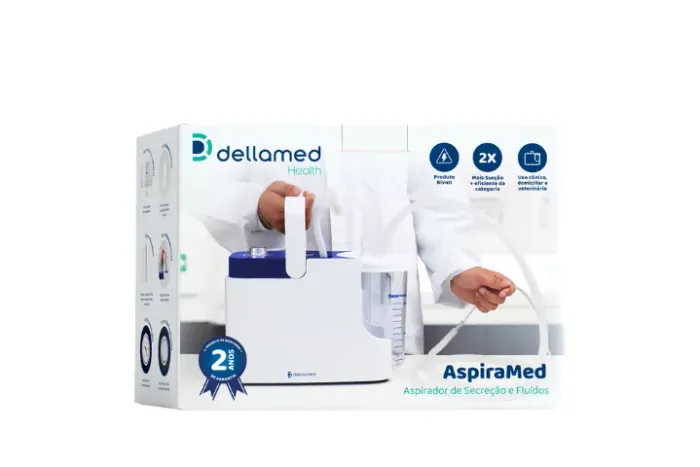 aspirador de fluídos e secreções dellamed