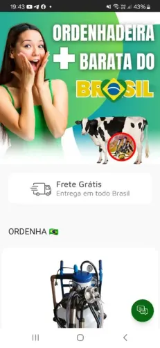 Promocao de Ordenhadeiras direto de fabrica melhor preco  promocional