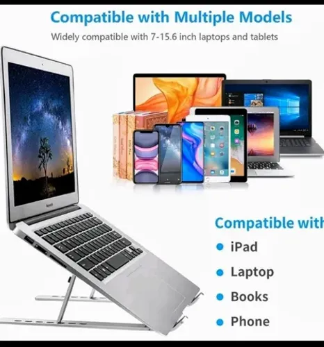 Suporte  para notebook em aluminio