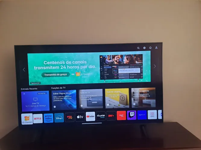 TV LG 4K Smart 55 polegadas