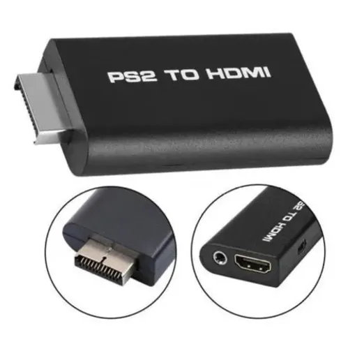  Adaptador Conversor Ps2 Audio Vídeo Av Para Cabo Hdmi