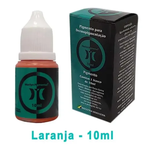 pigmento marilyn 10 ml - laranja (orange)