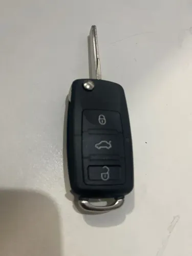 Carcaça chave Volkswagen Gol G4/ G5 Polo, Fox, Voyage Lâmina virgem sem emblema